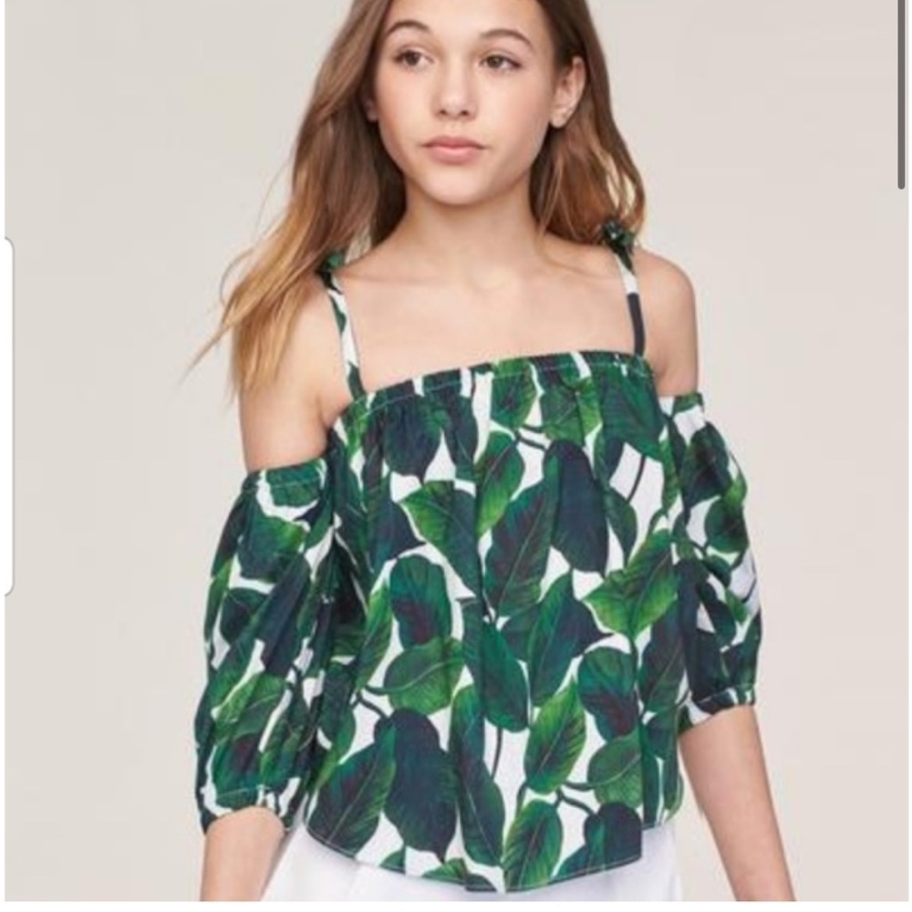 Milly Minis Off Shoulder Blouse Top Size 8-10y